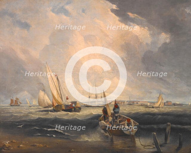 Bligh Sands, Sheerness, unknown date, c1815-1867. Creator: Clarkson Stanfield.