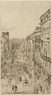 St. James's Street, 1878. Creator: James Abbott McNeill Whistler.