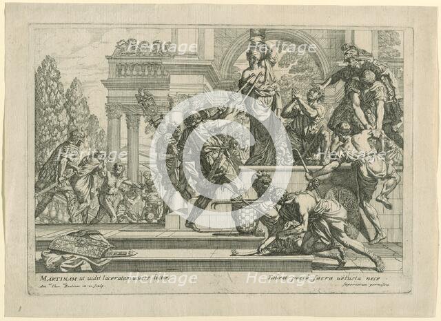 Martyrdom of Saint Martina, c. 1665. Creator: Antonio Gherardi.