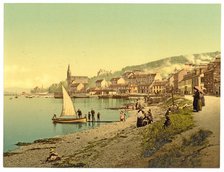 View of Port Bannatyne on the Isle of Bute, Scotland, c. 1900. 