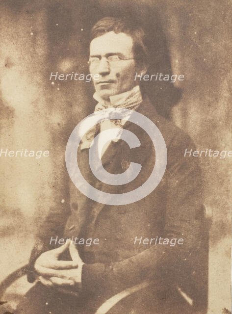 Jacob Abbott, 1843-47. Creators: David Octavius Hill, Robert Adamson, Hill & Adamson.