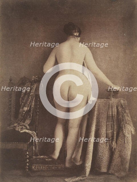 [Standing Female Nude], ca. 1853. Creator: Julien Vallou de Villeneuve.