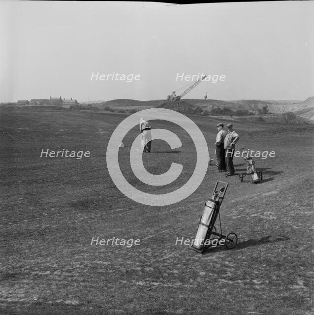 Whitley Bay Golf Course, Whitley Bay, North Tyneside, 23/04/1953. Creator: John Laing plc.