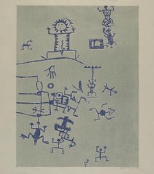 Petroglyph - Signs, 1935/1942. Creator: Lala Eve Rivol.