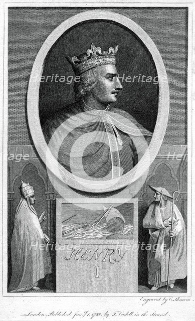 Henry I, King of England, (1788).Artist: Charles Sherwin