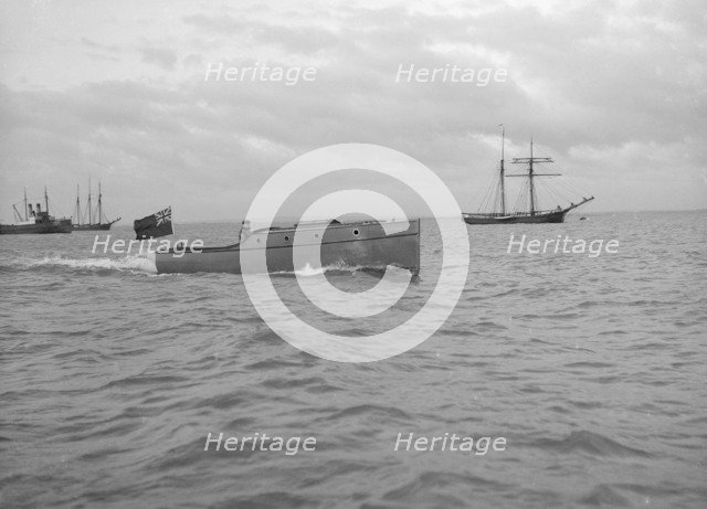 Wolseley motor launch, 1913.  Creator: Kirk & Sons of Cowes.
