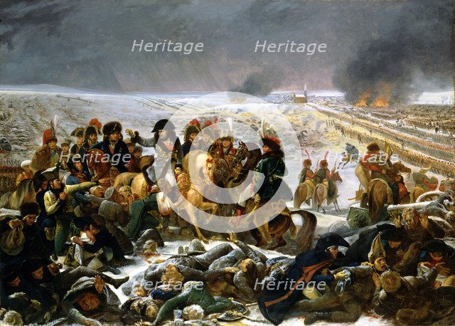 Napoleon on the Battlefield of Eylau, 1807. Artist: Gros, Antoine Jean, Baron (1771-1835)