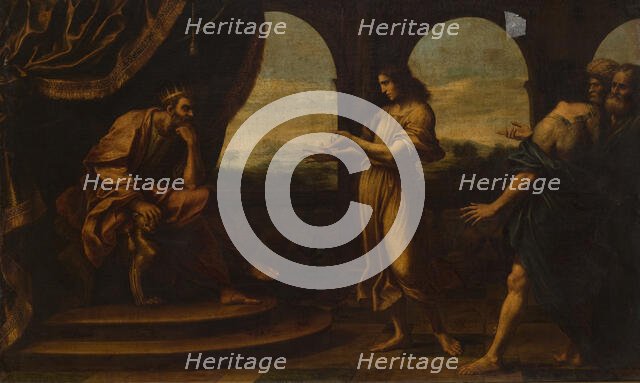 Joseph Interprets Pharaoh's Dreams, 1st half of 19th century. Creator: Unknown.