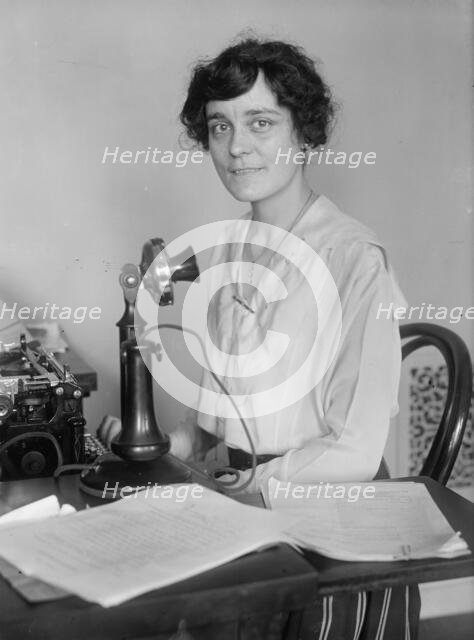 Sue Dorsey, 1918. Creator: Harris & Ewing.