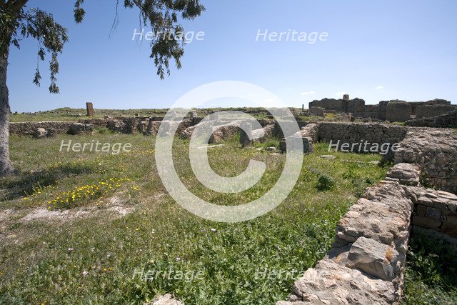 The market at Thuburbo Majus, Tunisia. Artist: Samuel Magal
