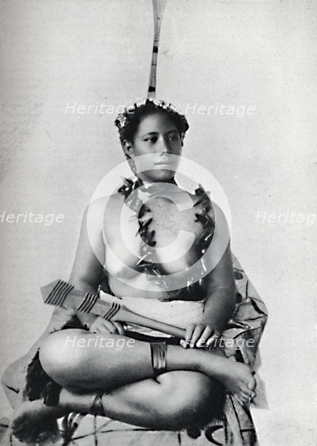 A maid of the village, Suenga, Samoa, 1902.