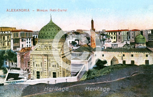The Nebi-Daniel Mosque, Alexandria, Egypt, 20th century. Artist: Unknown