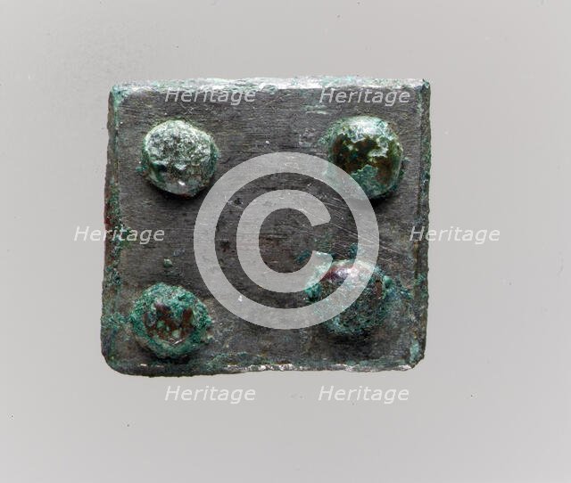 Rectangular Plaque, Frankish, middle of 6th century. Creator: Unknown.