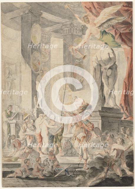 Ut Pictura Poesis, 1745-1746. Creator: Charles-François Hutin (French, 1715-1776).