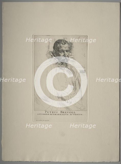 Portrait of Pieter Brueghel. Creator: Anthony van Dyck (Flemish, 1599-1641).