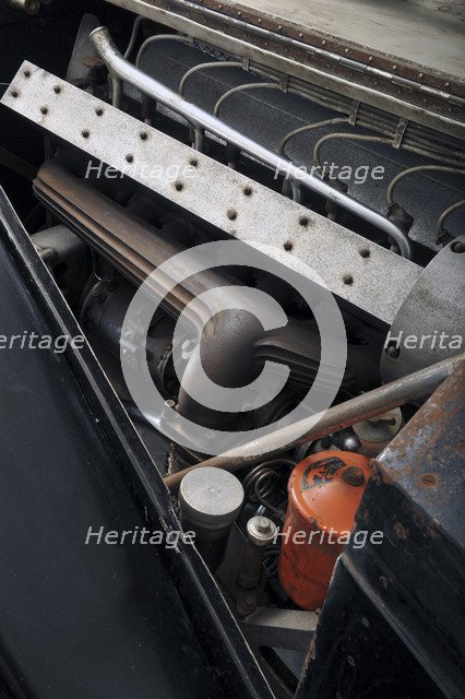 Bugatti type 57S 1937 . Artist: Simon Clay.