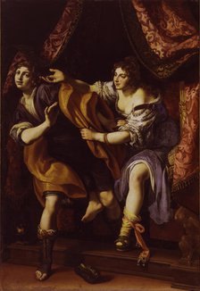 Joseph and Potiphar's Wife, 1610. Creator: Cigoli, Lodovico (1559-1613).