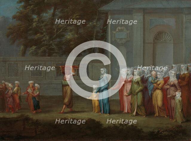 The First Day of School, c.1720-c.1737. Creator: Jean Baptiste Vanmour.