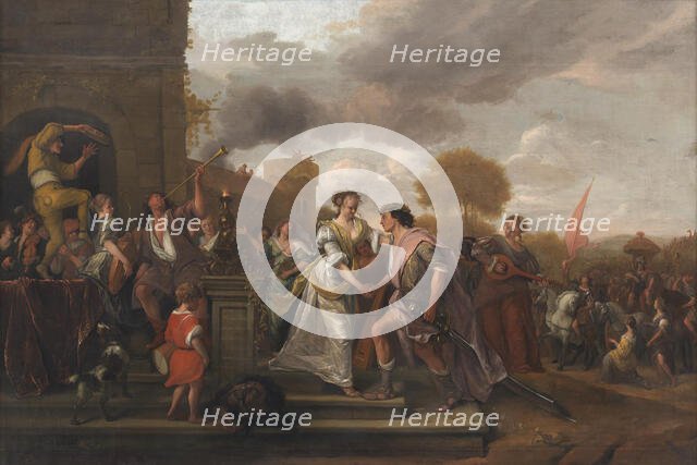 David Returning Victorious after Defeating Goliath and the Philistines, 1671. Creator: Jan Steen.