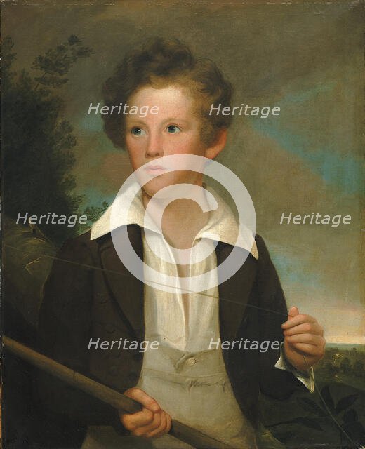 Boy with a Fishing Pole, ca. 1840. Creator: Unknown.