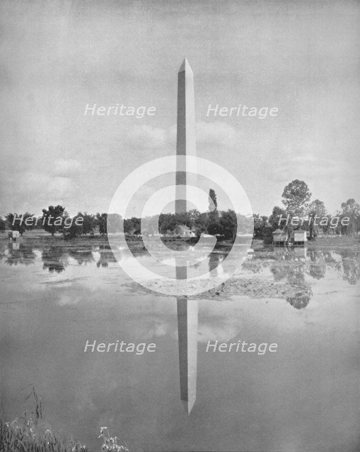 'The Washington Monument', 19th century. Artist: Unknown.