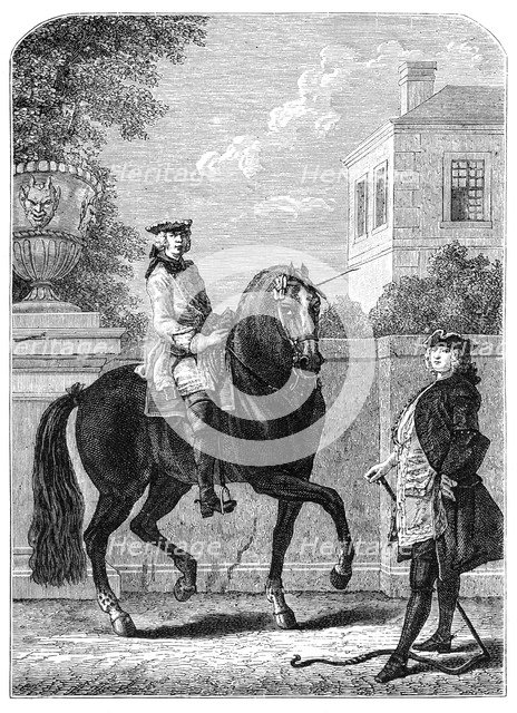 The Riding Lesson, (1885).Artist: Bonnardot