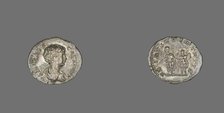 Denarius (Coin) Portraying Emperor Geta, 200-202. Creator: Unknown.