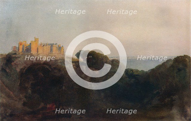 St.Donat's Castle, Glamorganshire,  (1924). Creator: Peter de Wint.