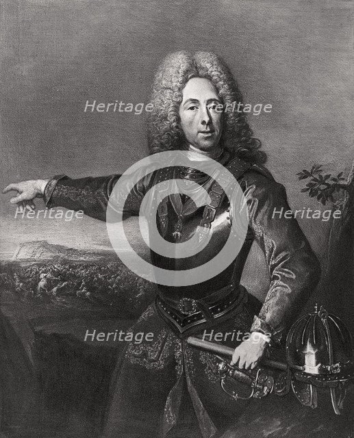 Prince Eugene of Savoy, French-born Austrian soldier, 1718 (1906). Artist: Unknown