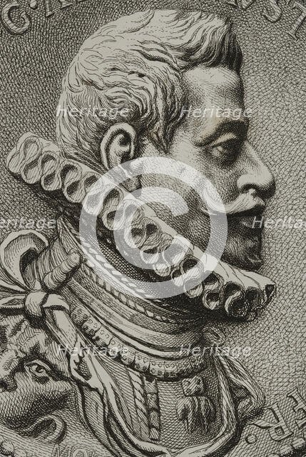 Albert of Austria (1559-1621), Archduke of Austria and sovereign prince of the Low Countries, 1879.  Creator: Alphonse Charles Masson.