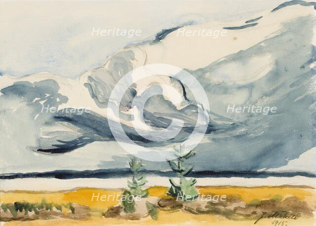 Autumn Clouds, 1915. Creator: Juho Makela.