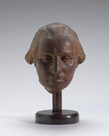 Head of George Washington, model 1785, cast 1849/1859. Creator: Clark Mills.