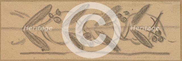 Study for a Border Design, 1890/1897. Creator: Charles Sprague Pearce.