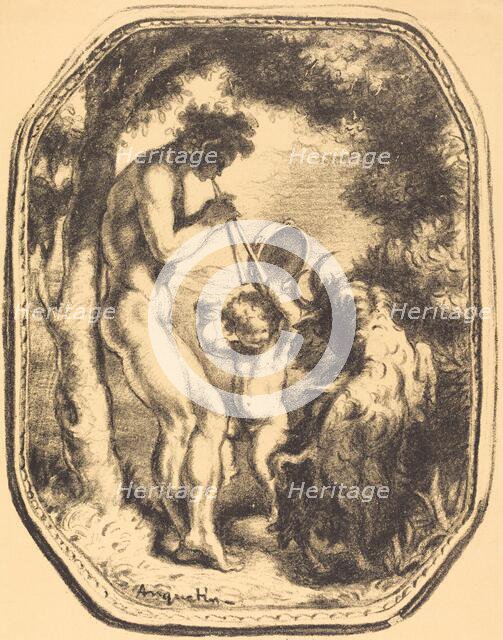 Le Talion; La Cage; Ceux qui restent; Fortune, 1898. Creator: Louis Anquetin.