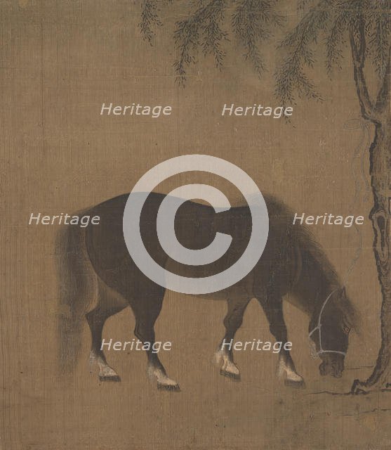 Horse and Willow Tree, early 15th century. Creator: Unknown.