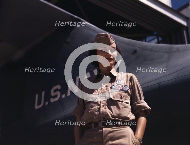 Mrs. Eloise J. Ellis has been appointed by civil...Naval Air Base, Corpus Christi, Texas, 1942. Creator: Howard Hollem.