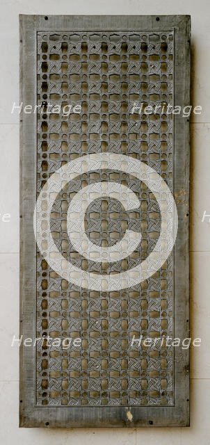 Rookery Building, 209 South La Salle Street, Chicago, Illinois: Grille from Interior Central..., c18 Creator: Burnham and Root.