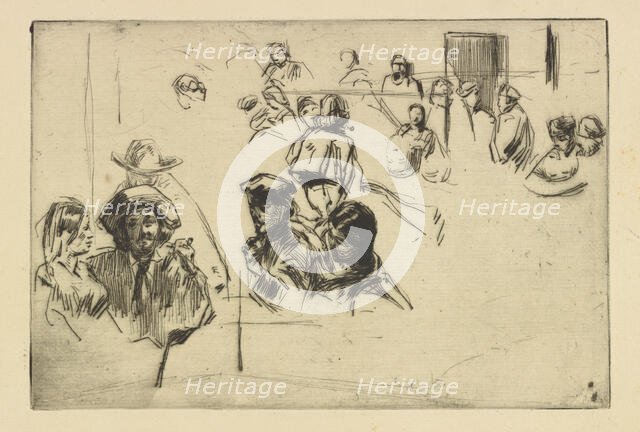 Ratcliffe Highway, 1861. Creator: James Abbott McNeill Whistler.