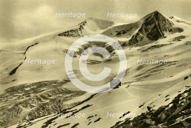 The Neue Prager Hütte, Großvenediger mountain, Tyrol, Austria, c1935. Creator: Unknown.