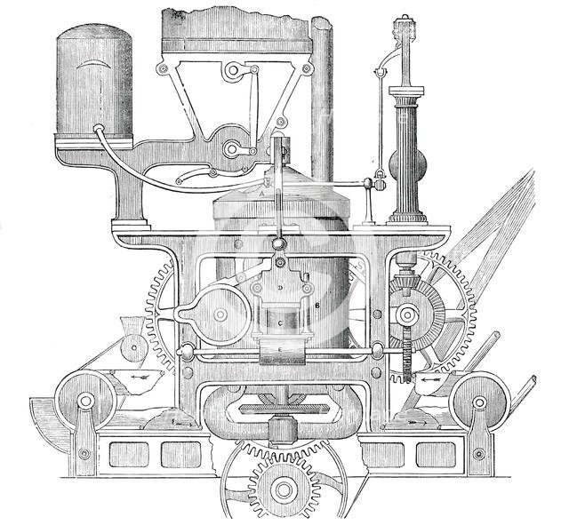 Robinson and Lee's Patent Bread-Making Machine, 1850. Creator: Unknown.