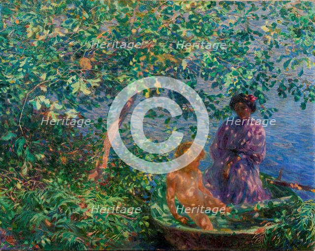 Baci di Sole, 1908. Creator: Nomellini, Plinio (1866-1943).