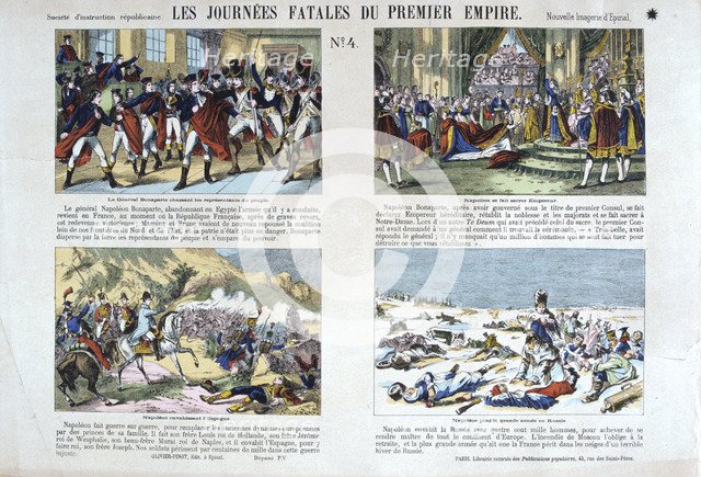 Les Journee Fatales du Premier Empire, Revolution of 1789, France. Artist: Unknown