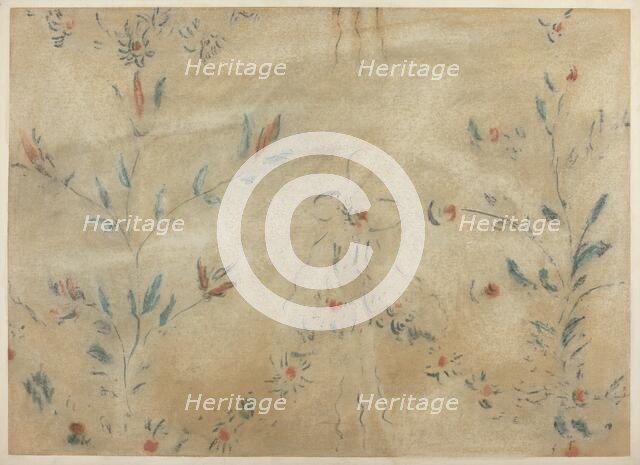 Free Hand Wall Decoration, c. 1940. Creator: Michael Lauretano.