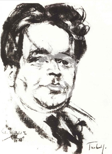 Portrait of Kurt Tucholsky.