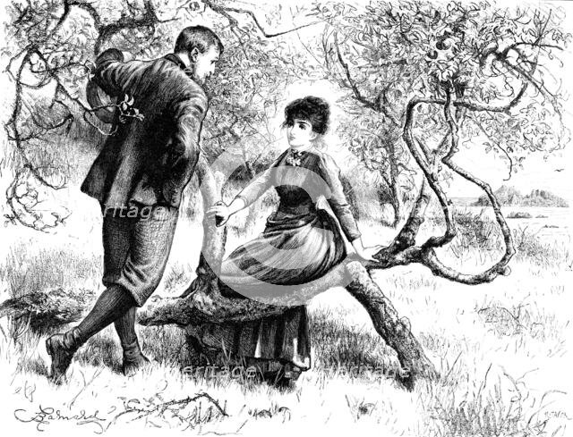 "Will you advise me, Roland Lee?", 1890. Creator: R. Taylor.