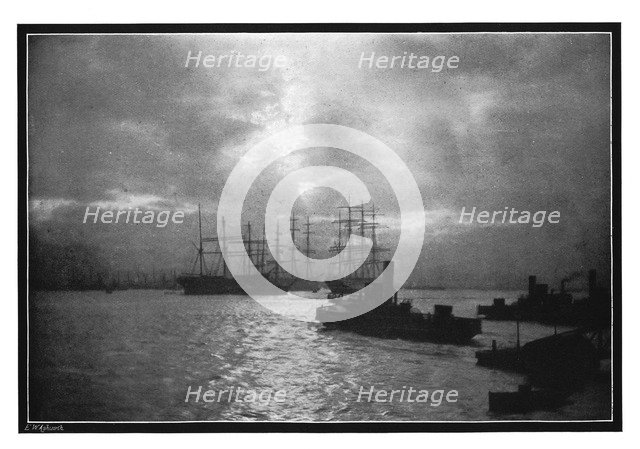 The Tyne, 1901.Artist: EW Ashworth