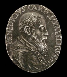 Benedetto Lomellini of Genoa, 1517-1579, Cardinal 1565 [obverse]. Creator: Medallist T.R..