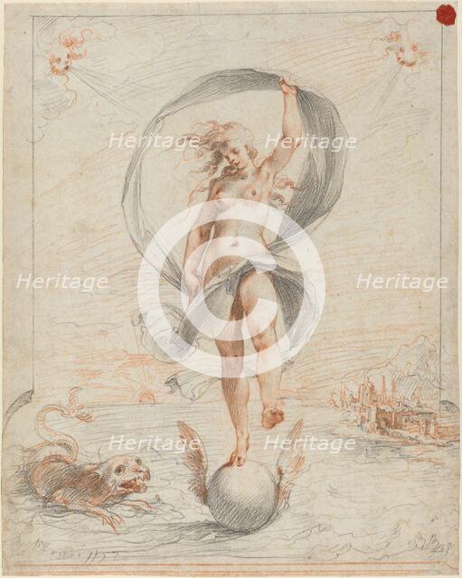 Allegorical Figure, probably c. 1588. Creator: Giuseppe Cesari.