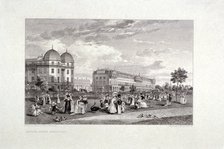 Hanover Terrace, Regent's Park, London, 1827. Artist: William Harvey