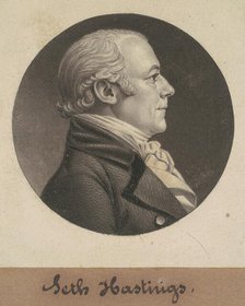 Seth Hastings, 1806. Creator: Charles Balthazar Julien Févret de Saint-Mémin.